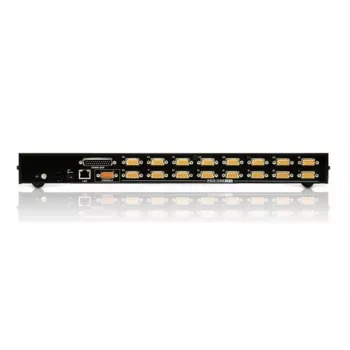ATEN Switch KVM USB/PS/2 VGA de 16 portas sobre IP com porta periférica USB