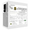 Fonte de alimentação GIGABYTE UD850GM PG5 V2 ICE – 850 W, PCIe Gen 5.1, 80 PLUS Gold, totalmente modular, ventoinha de 120 mm, ATX 3.1, ficha UK, branco