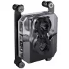 Bloco de água Phanteks EZ-Fit 450 acrílico cobre POM preto prateado