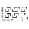 Kit de refrigeração líquida Alphacool Pro Aurora 420 CPU AIO 14 cm preto branco