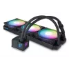 Kit de refrigeração líquida Alphacool Pro Aurora 420 CPU AIO 14 cm preto branco
