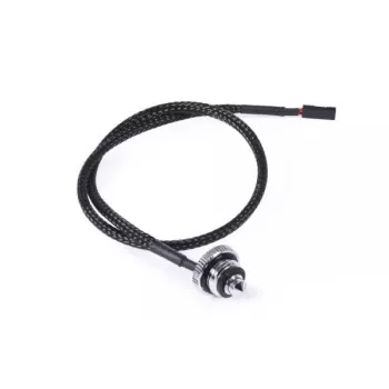 Sensor de temperatura Alphacool 17597 latão preto cromado 18mm 17mm
