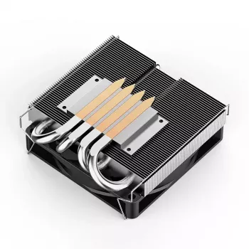 Dissipador de CPU Jonsbo HP-400S 9 cm preto rolamento hidráulico
