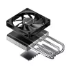 Dissipador de CPU Jonsbo HP-400S 9 cm preto rolamento hidráulico