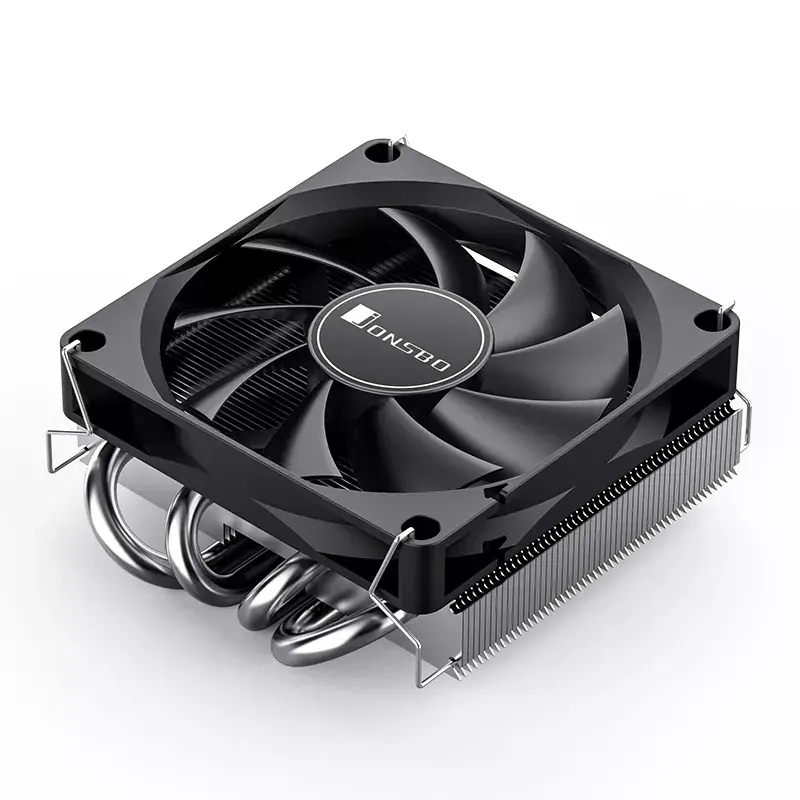 Dissipador de CPU Jonsbo HP-400S 9 cm preto rolamento hidráulico