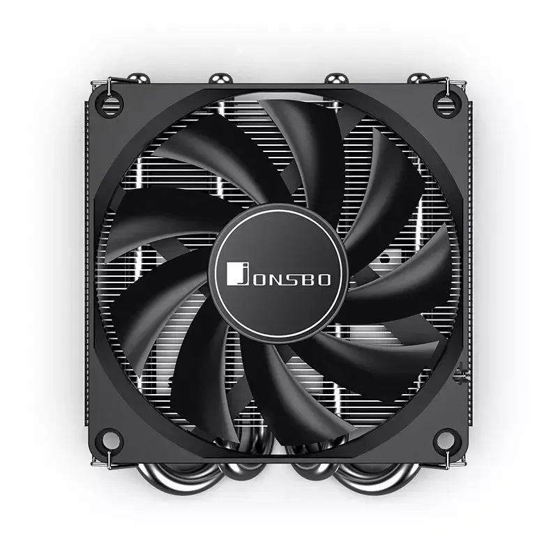 Dissipador de CPU Jonsbo HP-400S 9 cm preto rolamento hidráulico