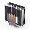 Dissipador de CPU Jonsbo HP-400S 9 cm preto rolamento hidráulico