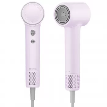 Secador de cabelo Dreame Hair MIN 1200 W, iónico, motor de 110000 rpm, roxo, cabo de 1,8 m