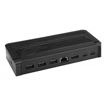 Docking station ASUS ROG Bulwark Dock 2025 DG300 USB Type-C, 1x RJ-45, 1x HDMI, preto, 160×74×25,5 mm