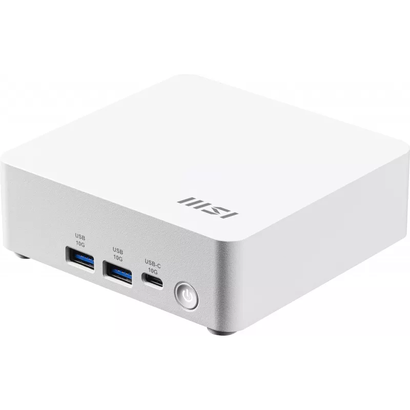 MSI Cubi NUC AI 1UMG-062EU PC/Estação de trabalho Intel Core Ultra 5 125H 16 GB DDR5-SDRAM 512 GB SSD Windows 11 Pro Mini PC Branco