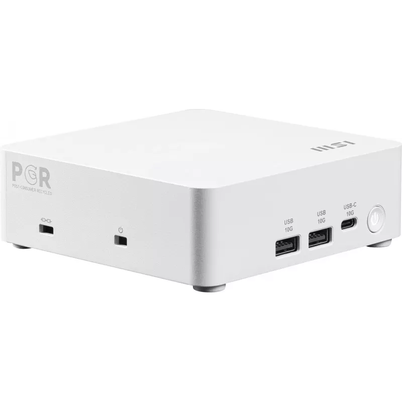 MSI Cubi NUC AI 1UMG-062EU PC/Estação de trabalho Intel Core Ultra 5 125H 16 GB DDR5-SDRAM 512 GB SSD Windows 11 Pro Mini PC Branco