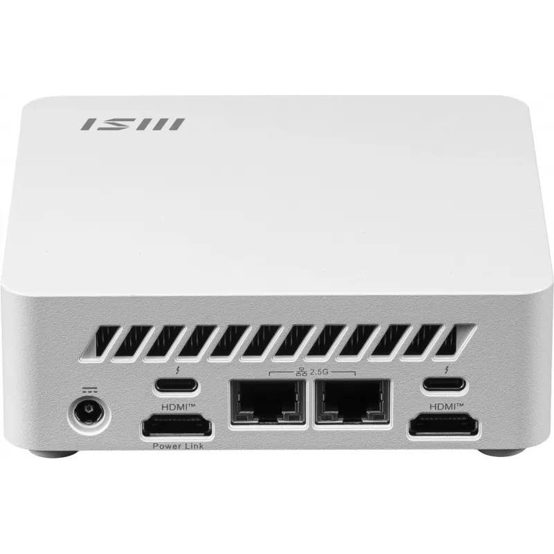 MSI Cubi NUC AI 1UMG-062EU PC/Estação de trabalho Intel Core Ultra 5 125H 16 GB DDR5-SDRAM 512 GB SSD Windows 11 Pro Mini PC Branco