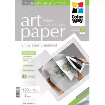 Papel fotográfico Colorway PTW120005A4 branco