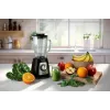 Batedeira de mesa Tefal BL4358 – 800 W, jarro de vidro de 1,25 l, trituração de gelo, preto/aço inoxidável escovado