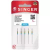 Agulha de costura SINGER N204514M503 (SZ14 BLST) tamanho 14 para máquinas domésticas e industriais
