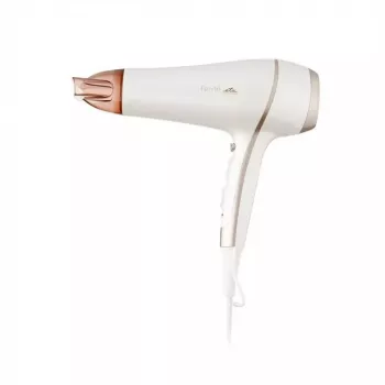 Secador de cabelo ETA ETA732090000, 2400 W, tecnologia de iões, 3 níveis de calor, 2 velocidades, jato de ar frio, branco