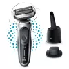 Aparador de barba Braun Series 7 71-S7200c preto prateado ião de lítio 50 min