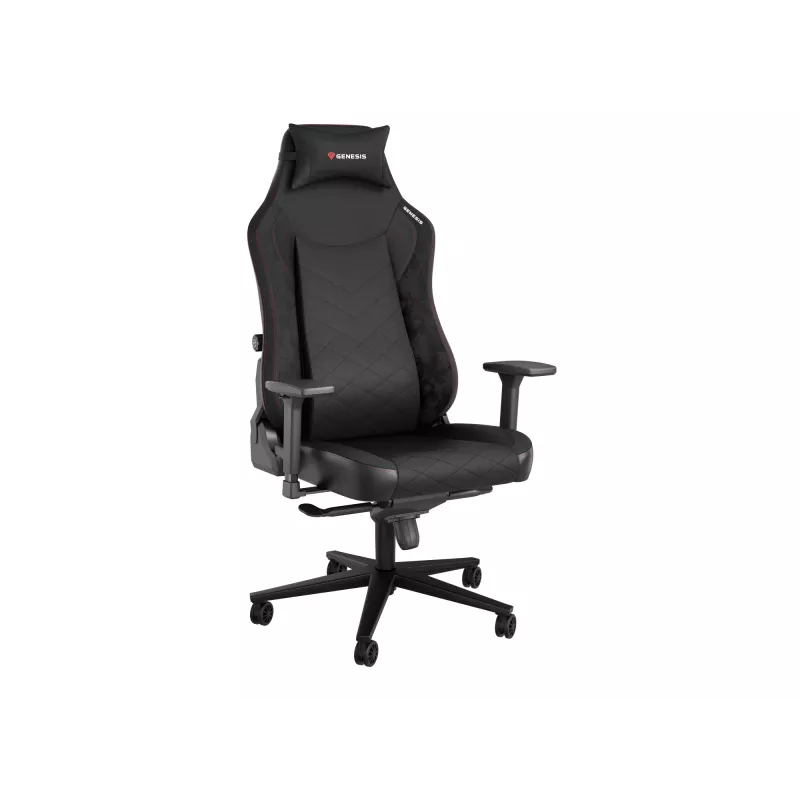 Cadeira acolchoada GENESIS NITRO 890 G2 encosto acolchoado preto altura 127-134 cm