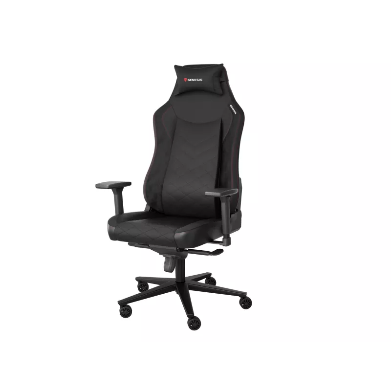 Cadeira acolchoada GENESIS NITRO 890 G2 encosto acolchoado preto altura 127-134 cm