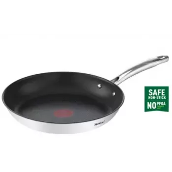 Frigideira multiusos Tefal DUETTO+ G7320734 — 30 cm aço inoxidável, sem PFOA, preta