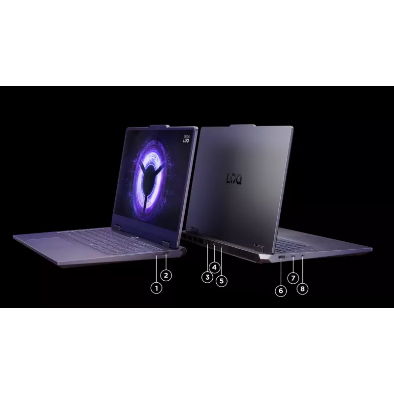 Portátil Lenovo LOQ 15IRX10 — 15,6 polegadas FHD IPS antirreflexo, Intel Core i5-13450HX, 16 GB DDR5, 1 TB SSD, NVIDIA GeForce RTX 5060 8 GB, Windows 11 Home