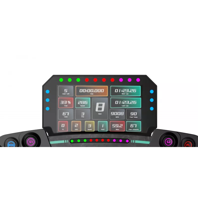 Dash de corrida Moza Racing MOZA CM2 com fios para PC gaming