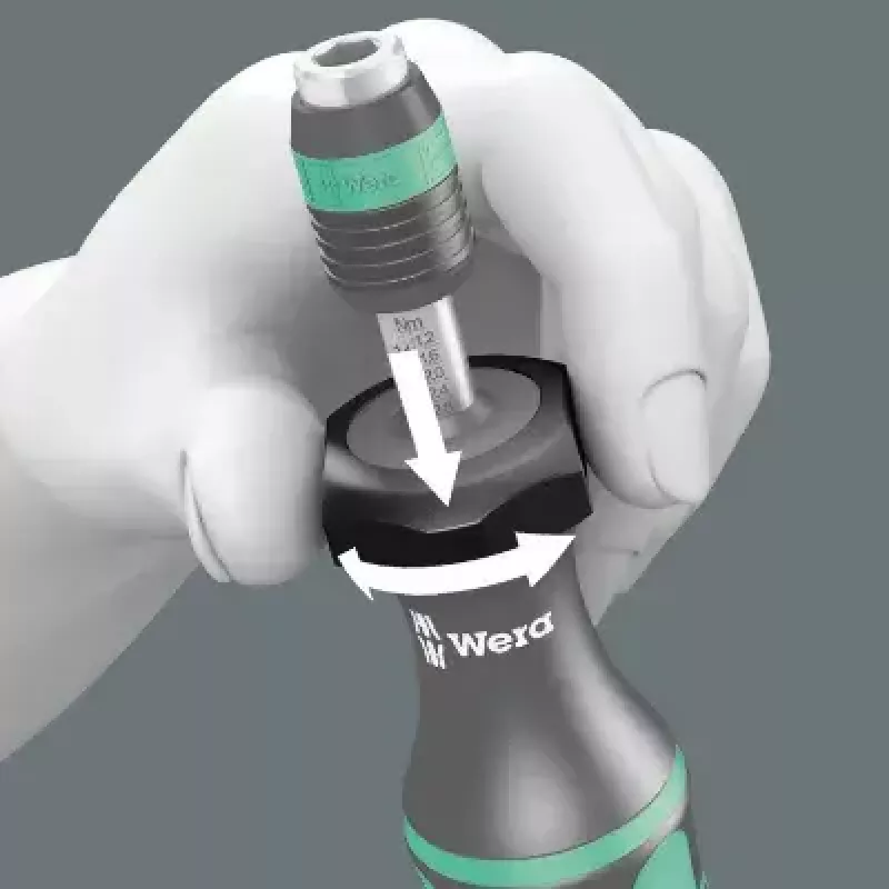 Chave de fendas dinamométrica Wera 7400 Kraftform 105 mm