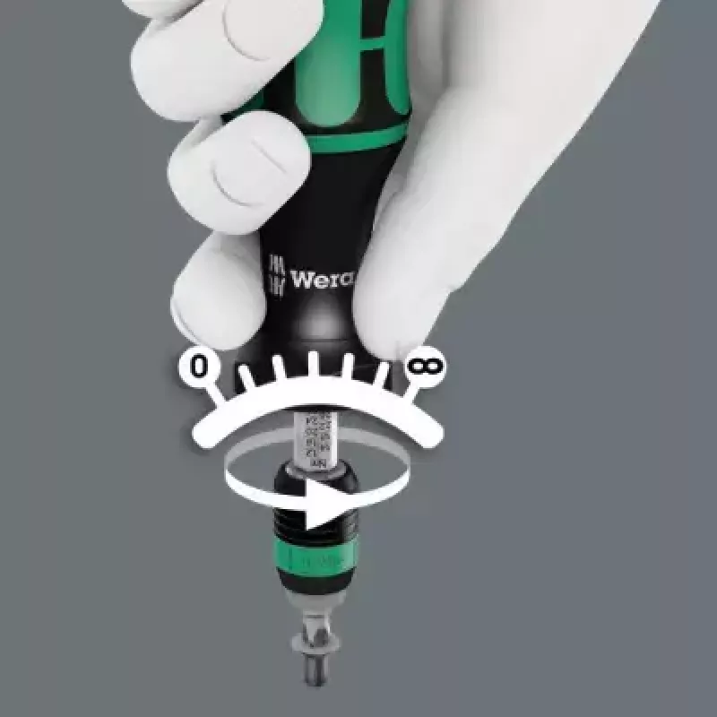 Chave de fendas dinamométrica Wera 7400 Kraftform 105 mm