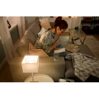 Lâmpada inteligente Philips Hue White Lustre E14 Bluetooth Zigbee pack de 2