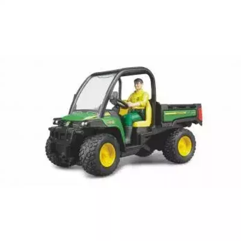 Veículo de brincar BRUDER John Deere Gator XUV 855D com condutor