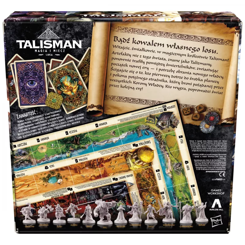 Hasbro Gaming Avalon Hill Talisman – O Jogo de Aventura Mágica, 5.ª Edição