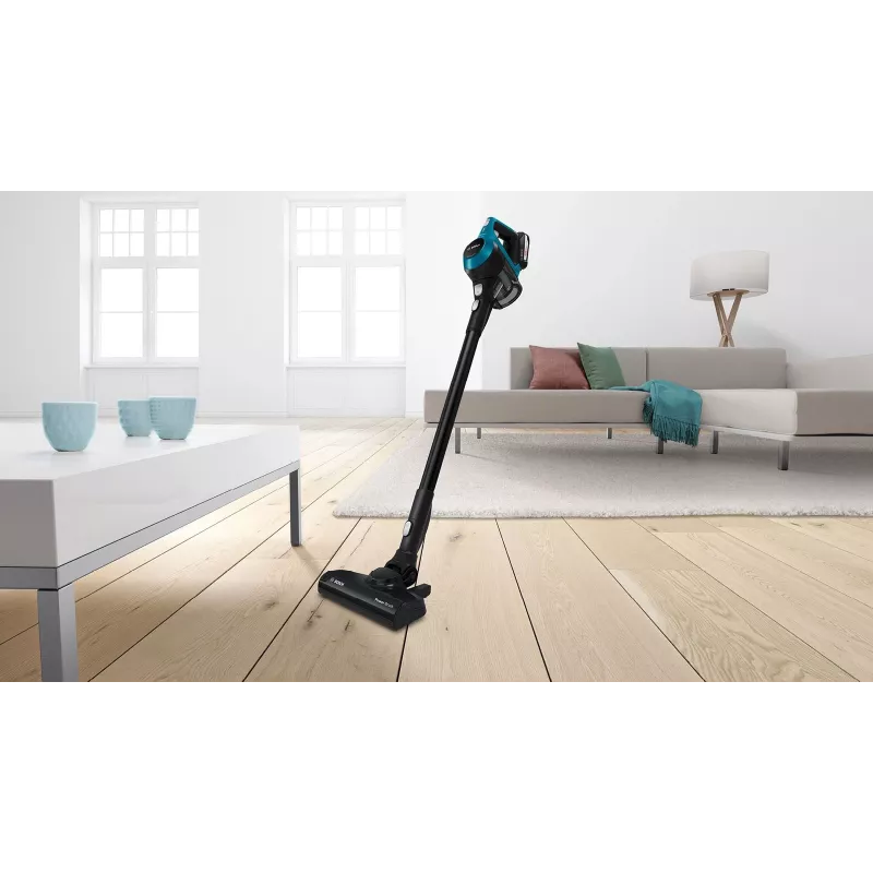 Aspirador vertical Bosch Serie 6 BBS611LAG aspirador vertical 2-em-1 bateria seco sem saco 0,3 l azul 2,5 Ah