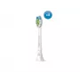 Cabeças de escova de dentes Philips HX6068/87 Optimal White, 8 unid., branco, dureza média das cerdas, intervalo de substituição de 3 meses