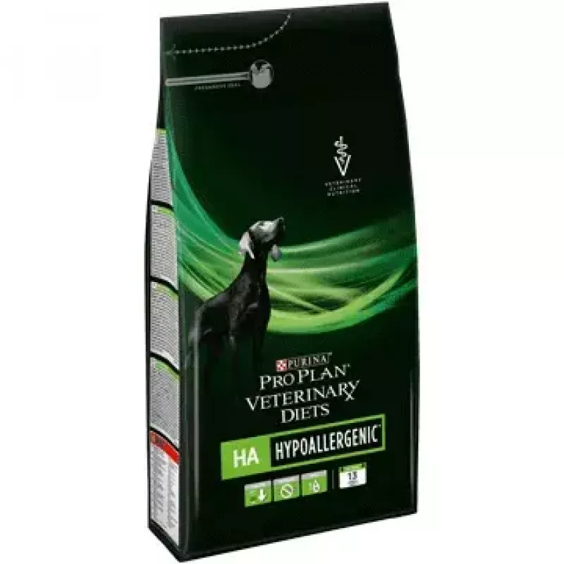 Purina Pro Plan Veterinary Diets Canine HA Hypoallergenic ração seca para cães, 11 kg