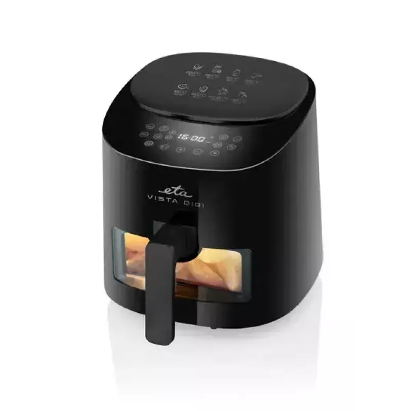 Fritadeira de ar quente Eta Vista Digi Single 4,3 l 1300 W Preto