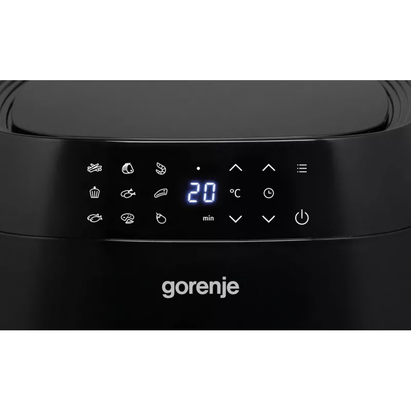 Fritadeira de ar Gorenje AF1409DB, 3,5 L, 1400 W, preta