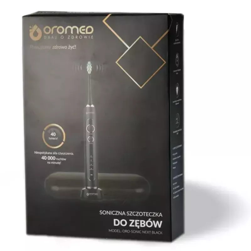 Escova de dentes ORO-MED Oro-Sonic Next Preto