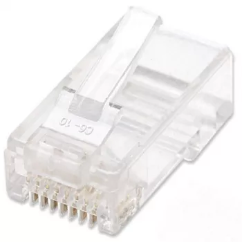 Conector de cabos Techly IWP-JAR-C5RTY RJ45 transparente