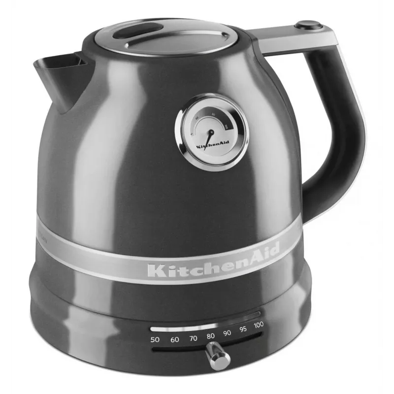Chaleira elétrica KITCHENAID 5KEK1522EMS — 1,5 L, 2400 W, aço inoxidável, 7 definições de temperatura
