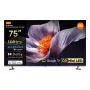 Televisor Xiaomi TV S Pro 75 polegadas 4K Ultra HD QD-Mini LED, 3840x2160, Android TV, 1700 cd/m², cinzento
