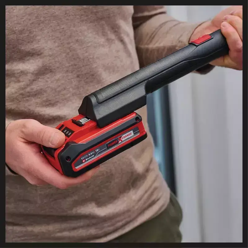 Utensílio de limpeza de janelas Einhell BRILLIANTO 1200 mm preto vermelho