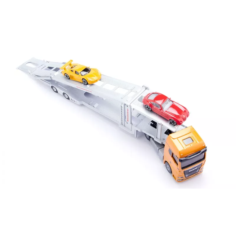 Siku MAN Autotransporter porta-automóveis modelo pré-montado 1:50