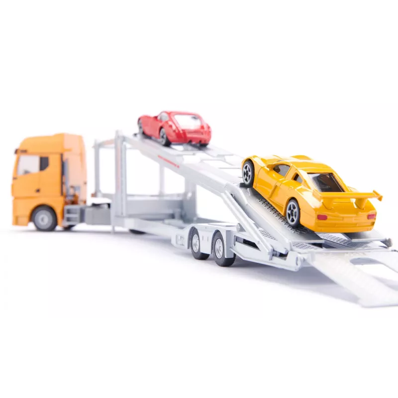 Siku MAN Autotransporter porta-automóveis modelo pré-montado 1:50