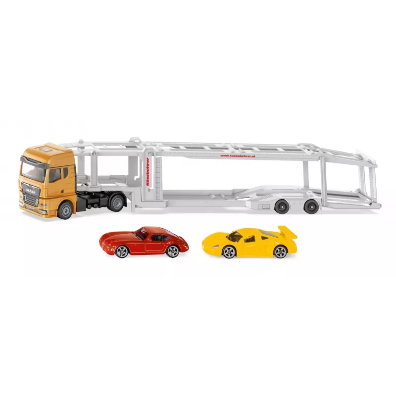 Siku MAN Autotransporter porta-automóveis modelo pré-montado 1:50