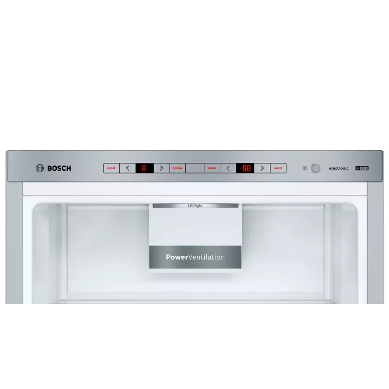 Bosch Serie 6 KGE39AICA frigorífico combinado, de instalação livre, 343 l (249 l + 94 l), 201 cm, classe energética C, aço inoxidável