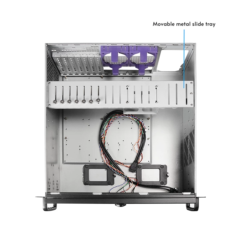 Caixa de computador Chieftec UNC-409S-AIO-OP rack preto