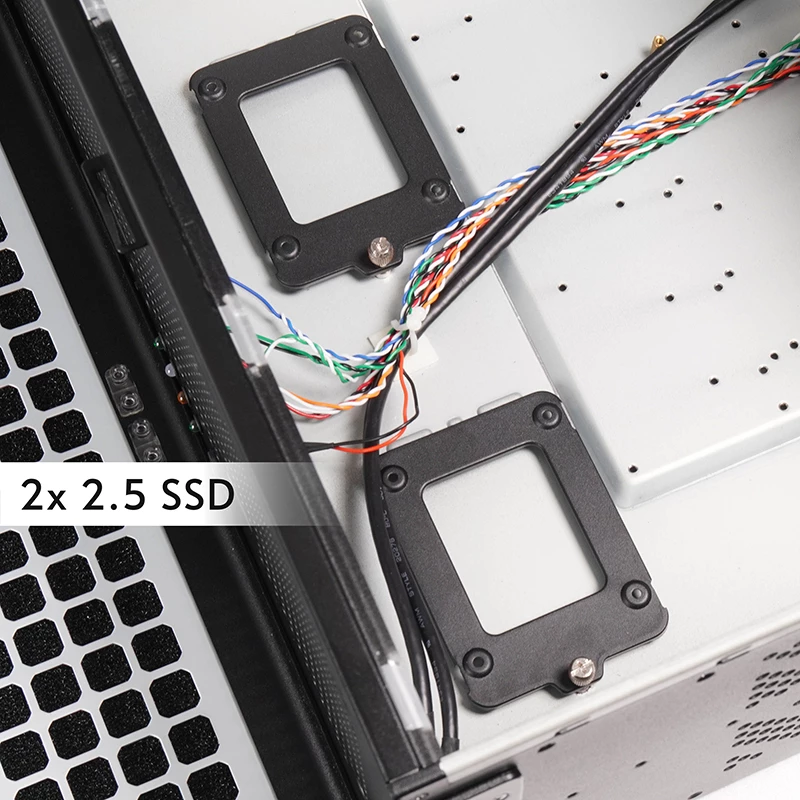 Caixa de computador Chieftec UNC-409S-AIO-OP rack preto