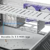 Caixa de computador Chieftec UNC-409S-AIO-OP rack preto