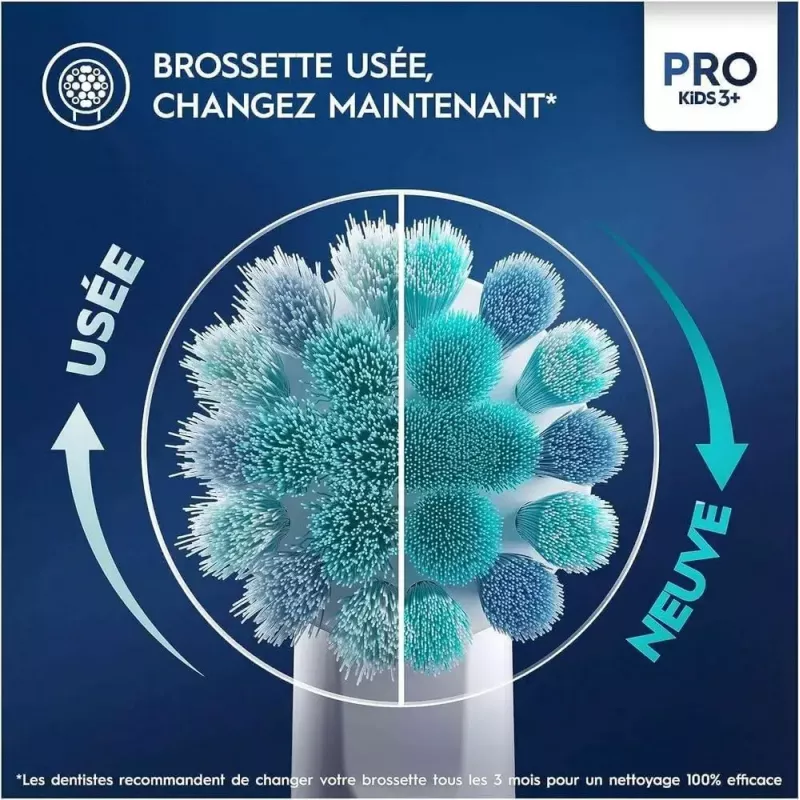 Oral-B Kids Pro Kids3+ 4 unid. multicolorido, branco