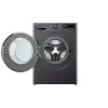 Máquina de lavar e secar LG V5WD95SLIMB carga frontal independente 5 kg 1200 rpm preto